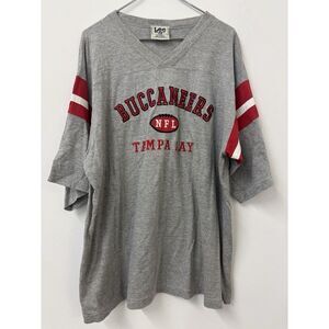 Vtg Mens Lee Sport 90s Embroidered Tampa Bay Buccaneers T Shirt XL Y2K